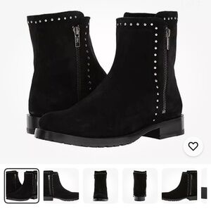 Frye Women's Black Studded Ankle Boots